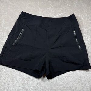 Athleta Black Utility Shorts w/ Zipper Pocket – Size 8
